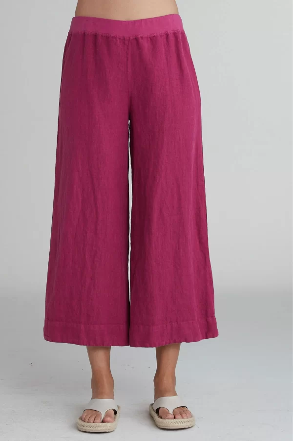Crop Pant Solid Linen - Image 5