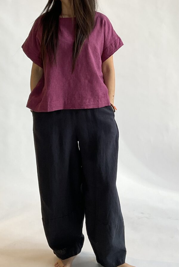 S/S Crop Top - Crosshatch - Image 4