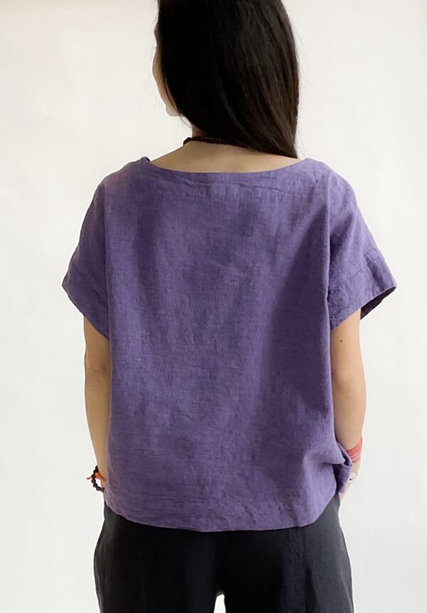 S/S Crop Top - Crosshatch - Image 3
