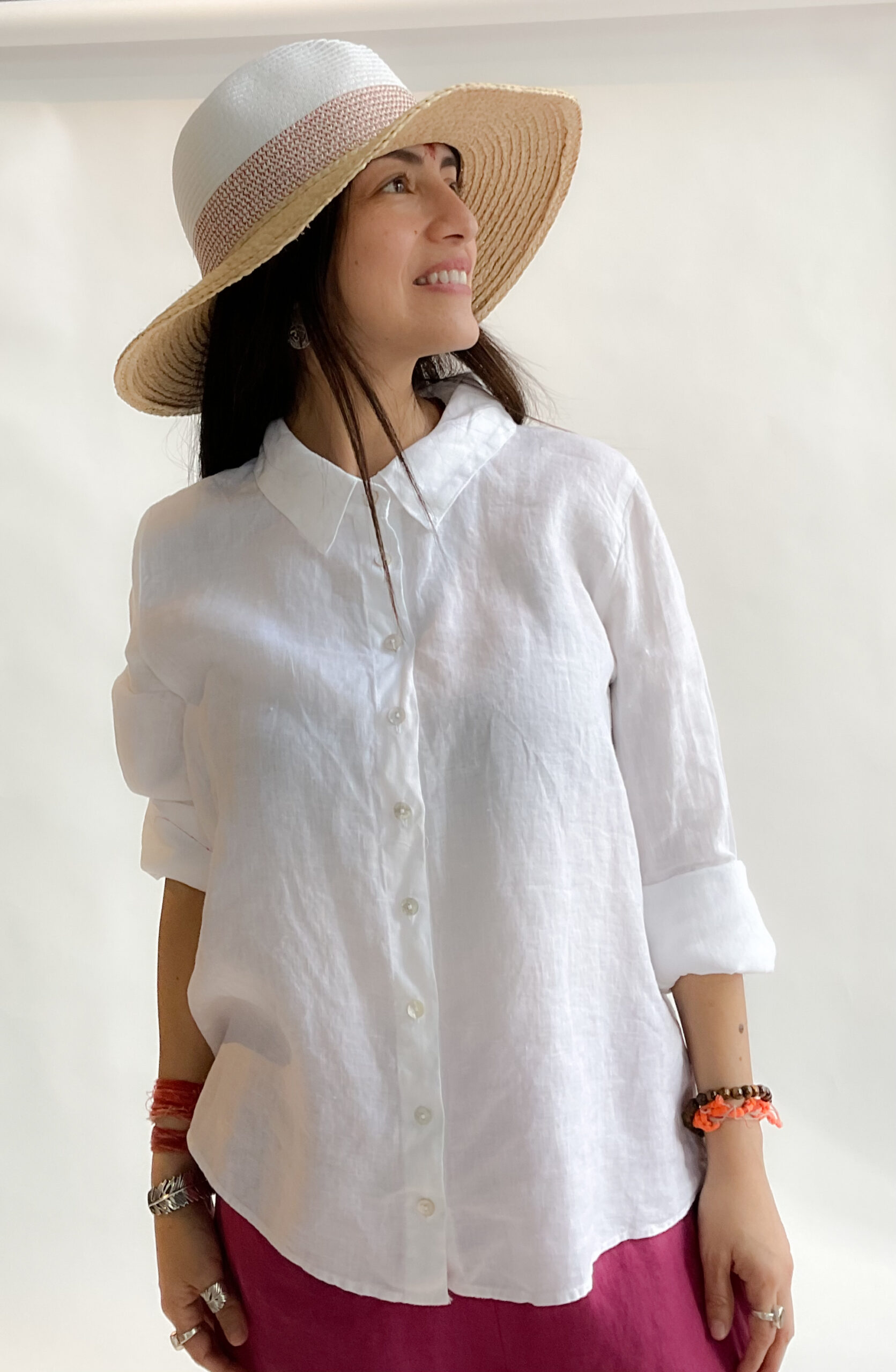 Fitted Shirt - Hanky Linen