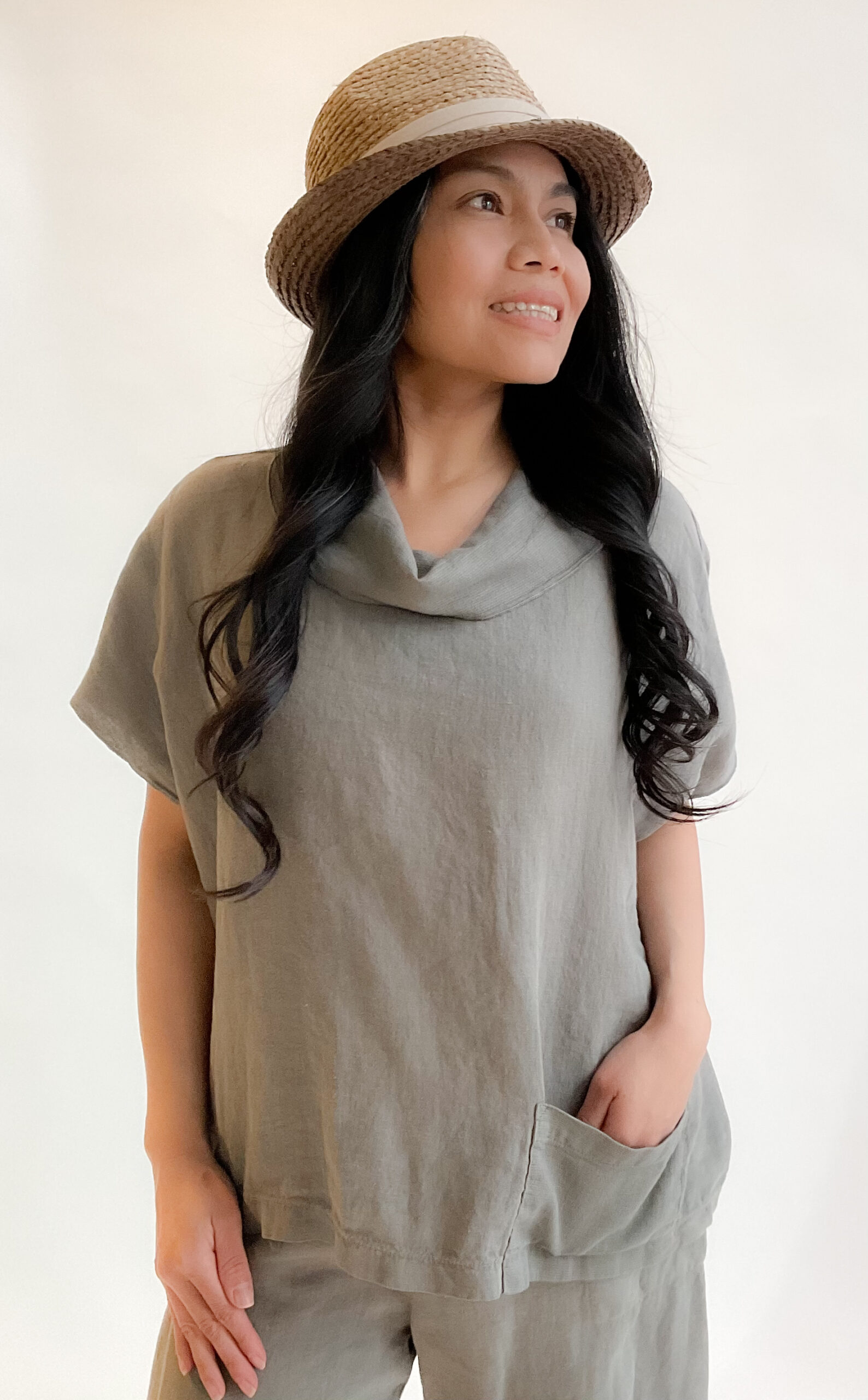 Mesh Collar Top