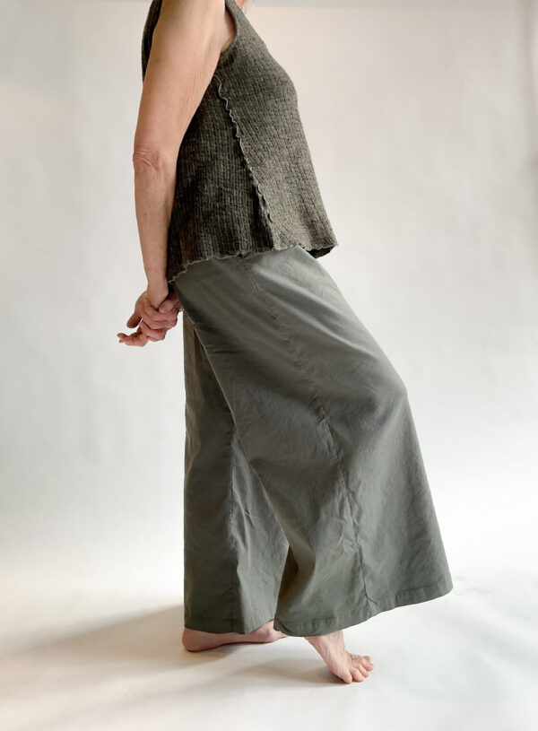 Crop Wide Leg - Linen Tencel - Image 2