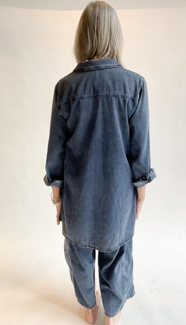 LS Tunic Shirt- Jean - Image 2