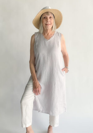 VN Slit Dress