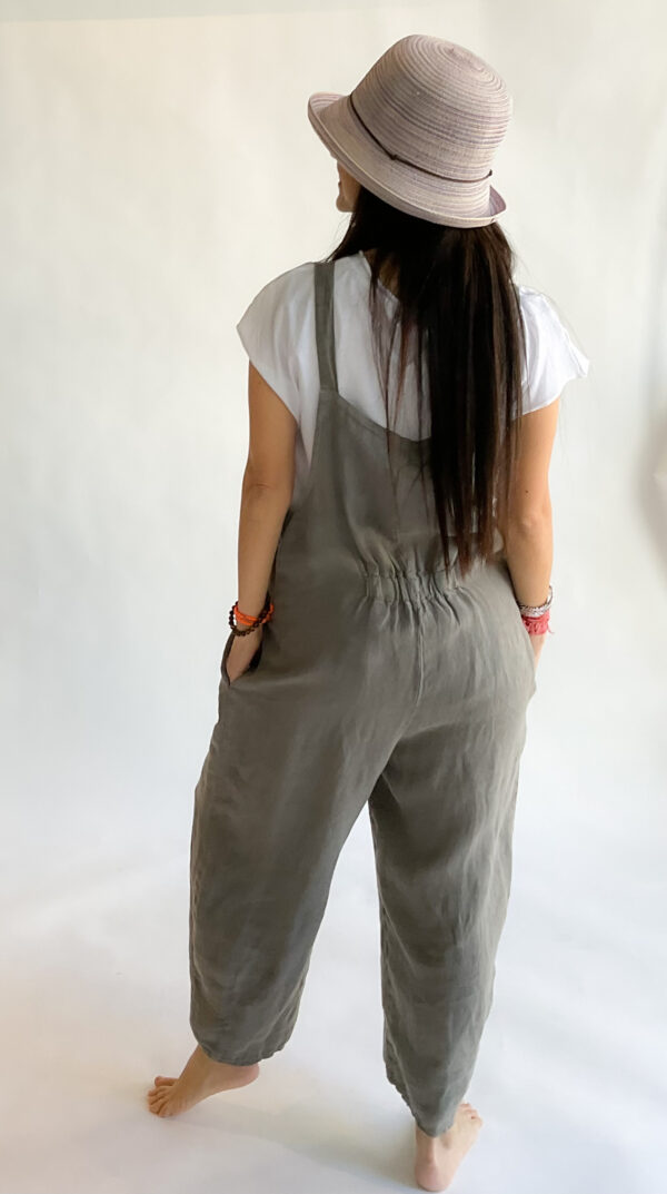 Lantern Jumpsuit W/Button - Image 3